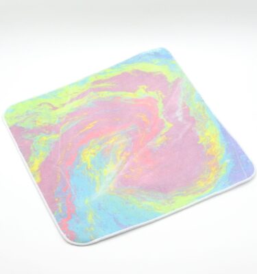 マーブリングタオルハンカチ_401