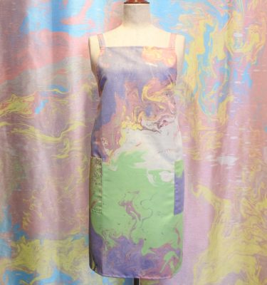 マーブリング　エプロン