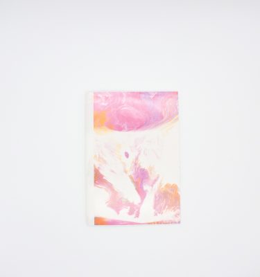マーブリングノート A6サイズ ピンク