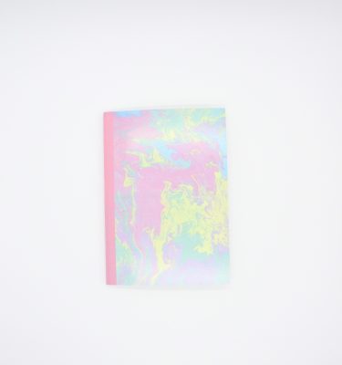 マーブリングノート A6サイズ マルチカラー