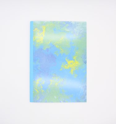 マーブリングノート A5サイズ ブルー