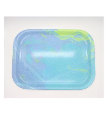 マーブリング　四角トレイ